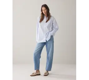 Summum Woman Blouse Crispy poplin - Softblue