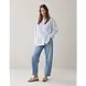 Summum Woman Blouse Crispy poplin - Softblue