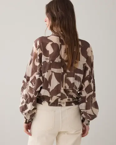 Summum Woman Blouse Graphic print - Coffee