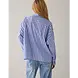 Summum Woman Blouse Shirt stripe - Softblue