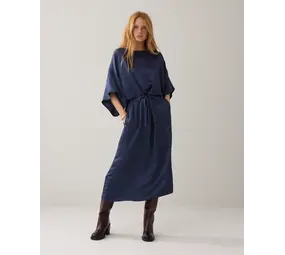 Summum Woman Dress Heavy silky touch - Navynoir