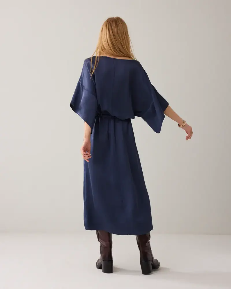 Summum Woman Dress Heavy silky touch - Navynoir