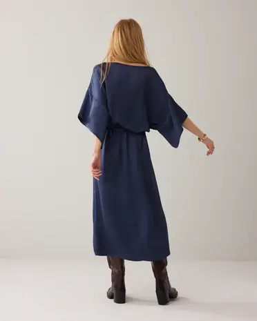 Summum Woman Dress Heavy silky touch - Navynoir