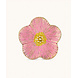 Doing Goods Faye Flower Plate Pink - Large