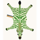 Doing Goods Grassy Zebra Rug - Large