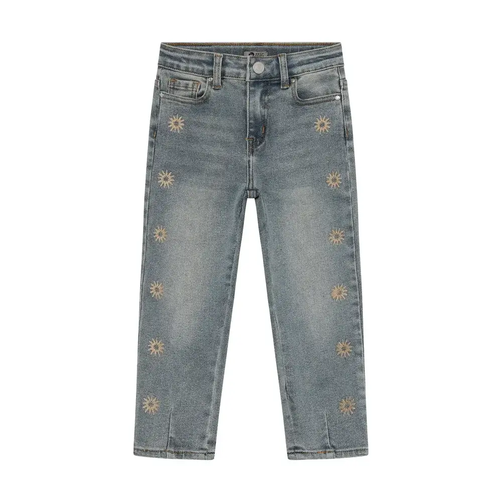 Daily7 Denim Mom Fit Embroidery - Used Medium Denim