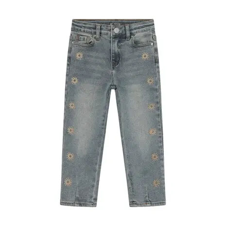 Daily7 Denim Mom Fit Embroidery - Used Medium Denim