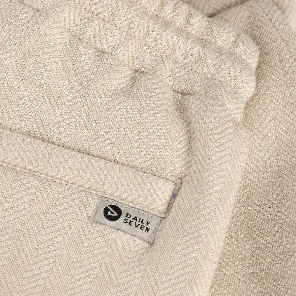 Daily7 Herringbone Pants - Latte Sand