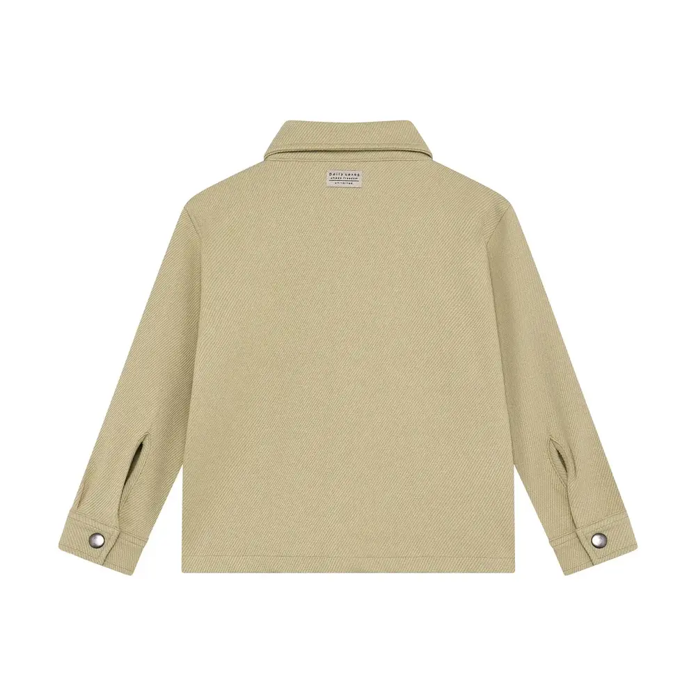 Daily7 Shirt Jacket Structure - Pale Olive Green