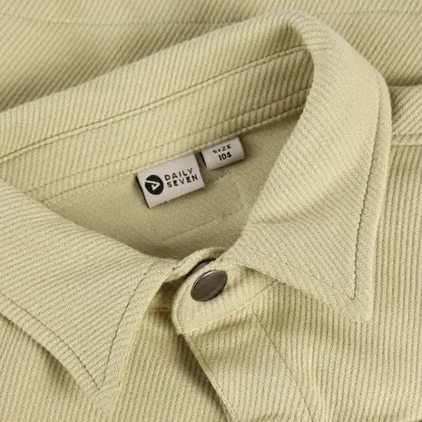 Daily7 Shirt Jacket Structure - Pale Olive Green
