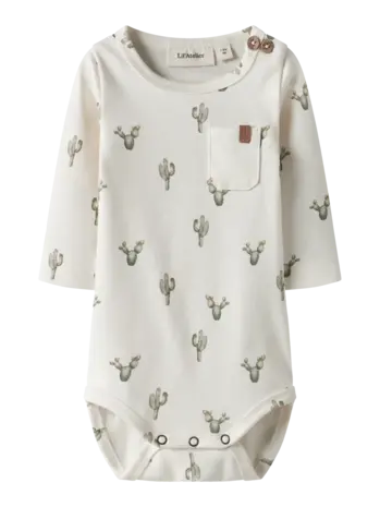 Lil' Atelier Layo Sev LS Slim Body - Coconut Milk Cactus