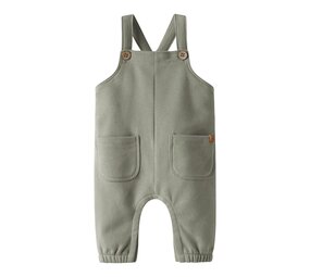 Lil' Atelier Ilondon Loose Sweat Overall Bru - Seagrass