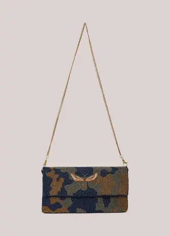 Summum Woman Bag Beaded clutch - Midnightblue