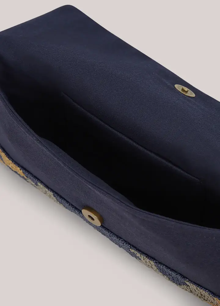 Summum Woman Bag Beaded clutch - Midnightblue