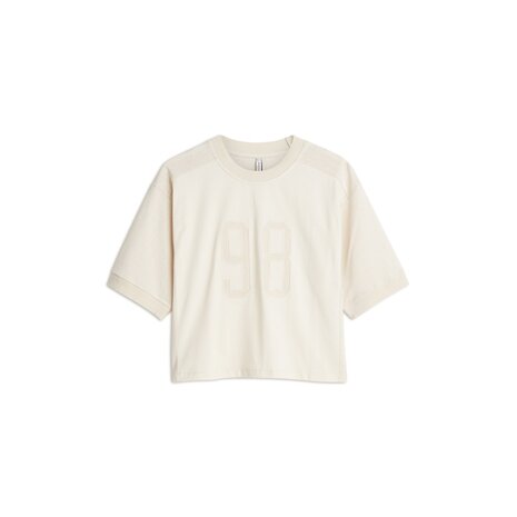 Summum Woman Top Mesh and jersey - Ivory
