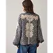 Summum Woman Jacket Blue jacquard - Midnightblue Summum Woman Jacket Blue jacquard - Midnightblue