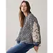 Summum Woman Jacket Blue jacquard - Midnightblue Summum Woman Jacket Blue jacquard - Midnightblue