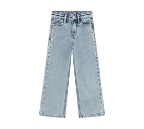 Daily7 Denim Wide Fit Studs - Blue Denim