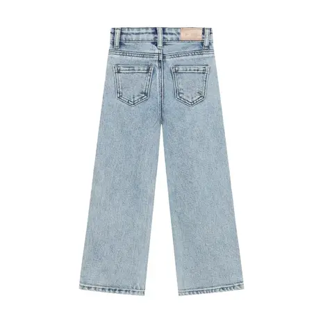 Daily7 Denim Wide Fit Studs - Blue Denim