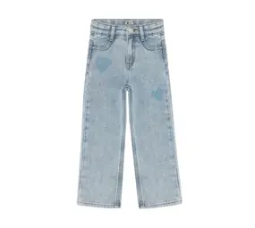 Daily7 Denim Wide Fit Heart - Light Blue Denim