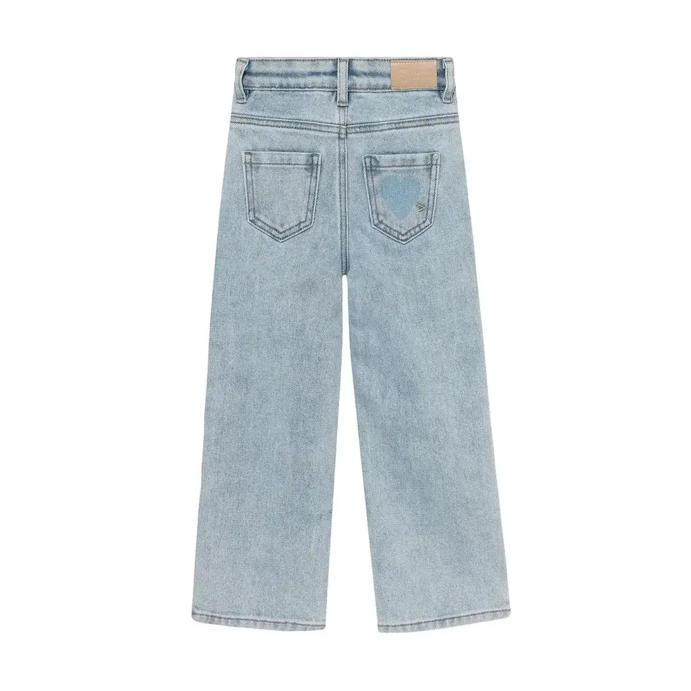 Daily7 Denim Wide Fit Heart - Light Blue Denim
