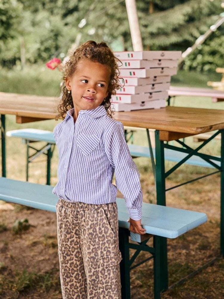 Daily7 Shirt Longsleeve Stripe - Lolite