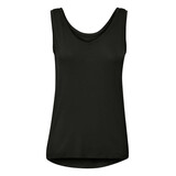Culture Poppy VO-neck Tank Top – Black