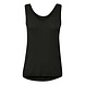 Culture Poppy VO-neck Tank Top – Black