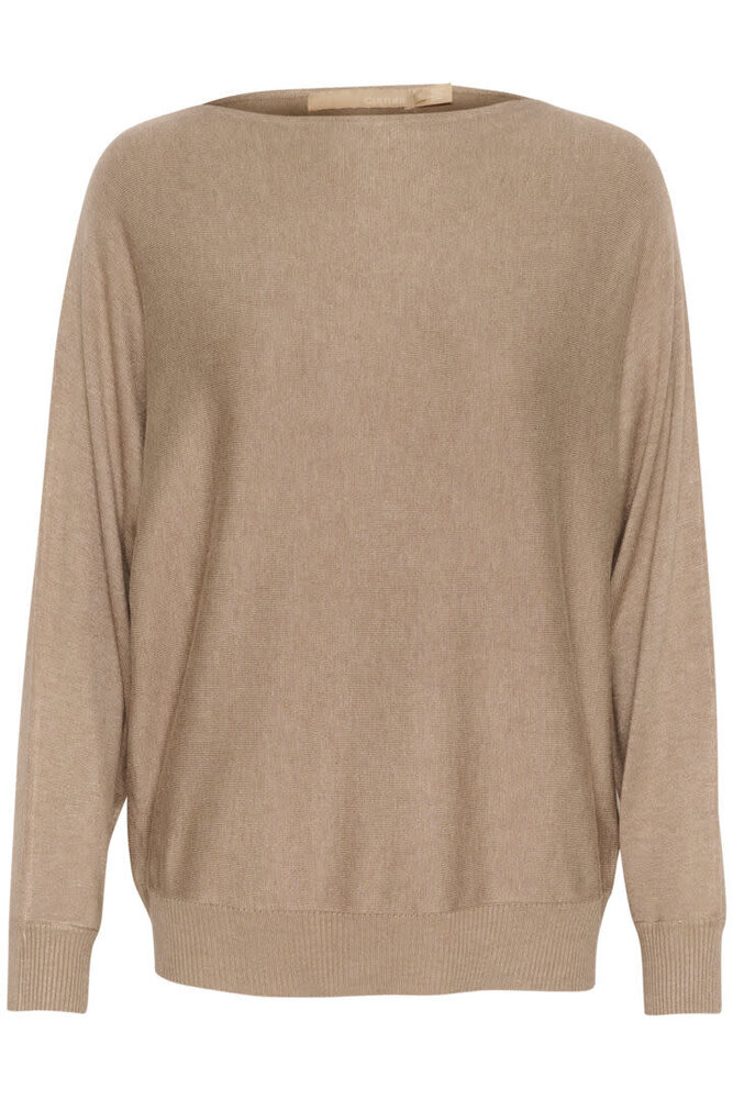 Culture Pullover Annemarie Batwing – Dune Melange