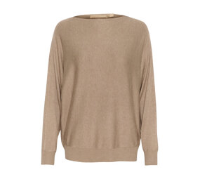 Culture Pullover Annemarie Batwing – Dune Melange
