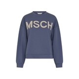 MSCH Mela Briena  Sweatshirt – V Indigo Oatmeal