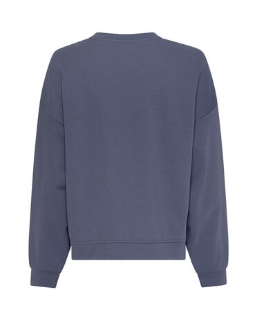MSCH Mela Briena  Sweatshirt – V Indigo Oatmeal