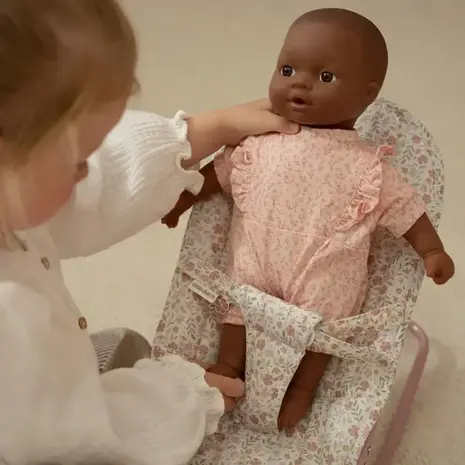 Little Dutch Poppenwipstoel – Soft Flowers