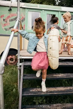 Daily7 Denim Jacket - Medium Blue denim