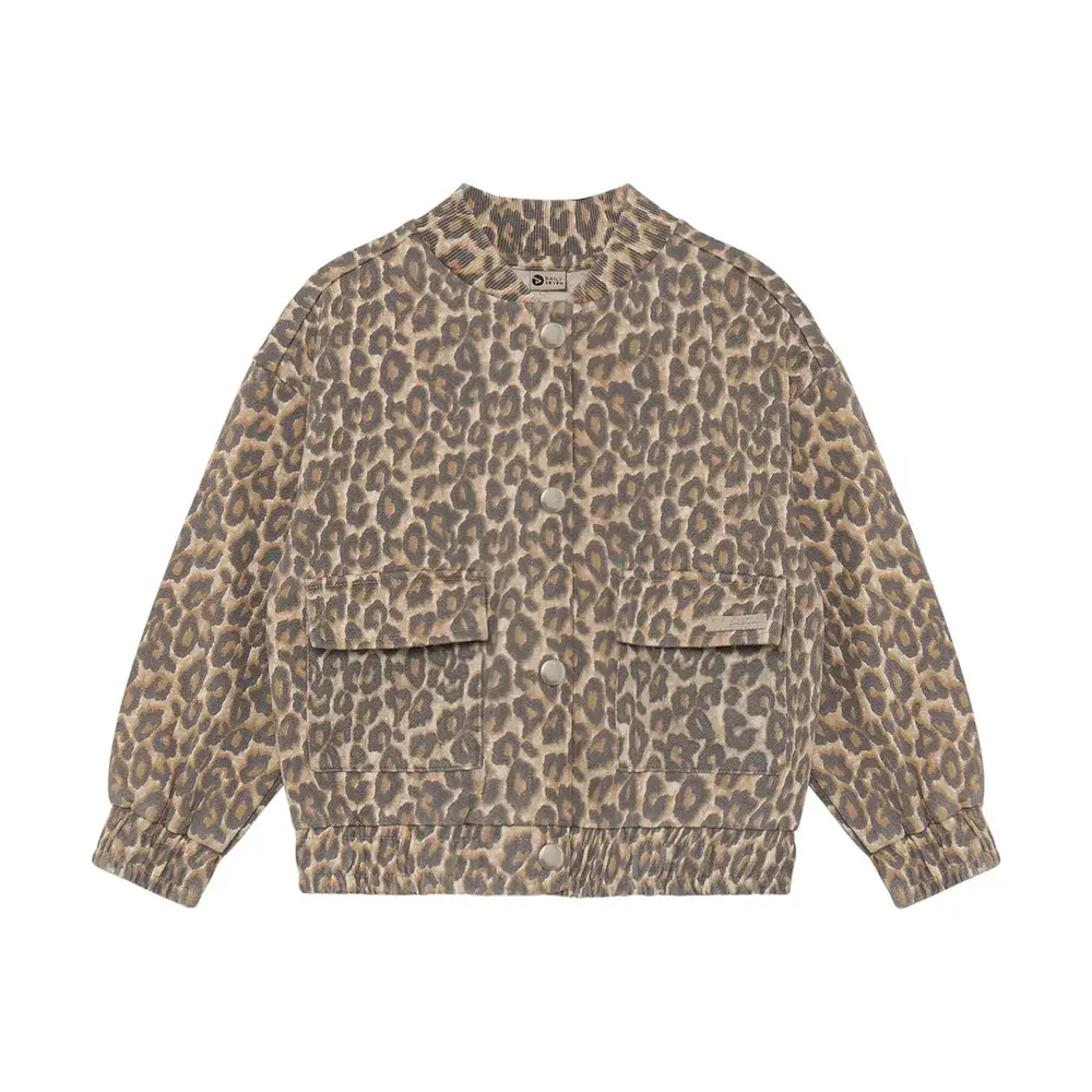 Daily7 Sweat Jacket Print - Sandshell