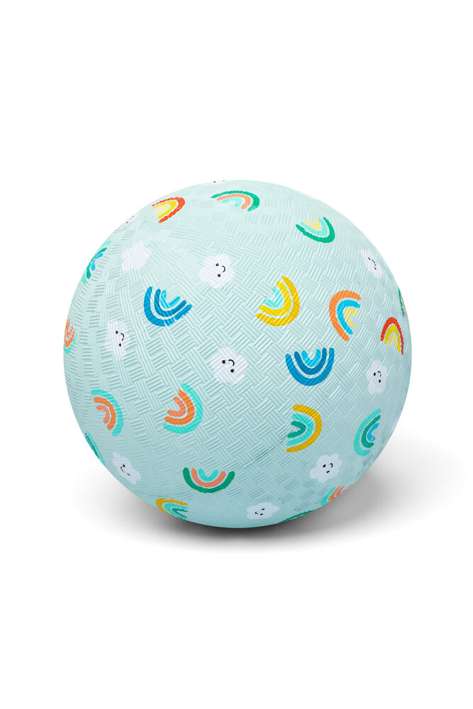 Little L Rubber Bal Regenboog - 13 cm