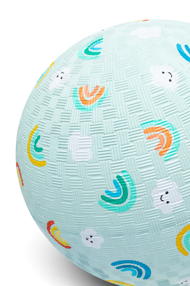 Little L Rubber Bal Regenboog - 18 cm