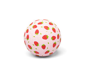 Little L Rubber Bal Aardbei - 13 cm