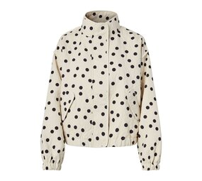 Y.A.S Fipa LS Quilted Jacket - Pristine Black Dots