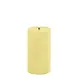 Uyuni LED pillar candle Rustic - 7,8x15 cm  Wheat Yellow