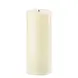Uyuni LED pillar candle smooth - 10,1x25cm - Ivory