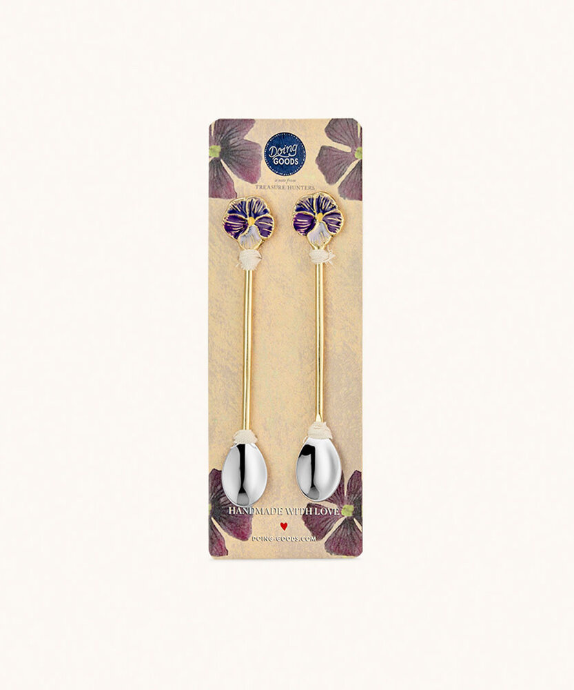 Doing Goods Valery Violet Teaspoon Set Doing Goods Valery Violet Teaspoon Set