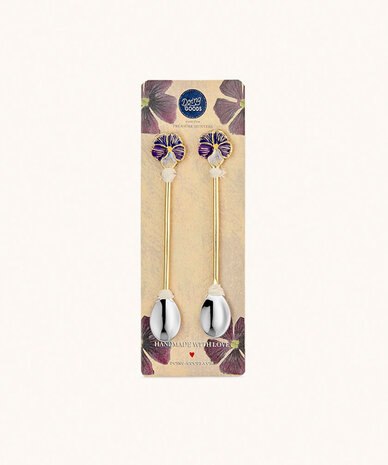 Doing Goods Valery Violet Teaspoon Set Doing Goods Valery Violet Teaspoon Set