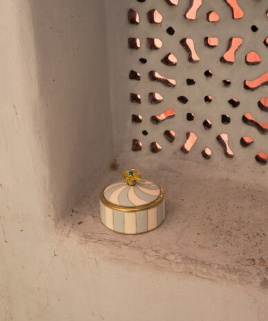 Doing Goods Lou Circus Box Medium - Blue Doing Goods Lou Circus Box Medium - Blue