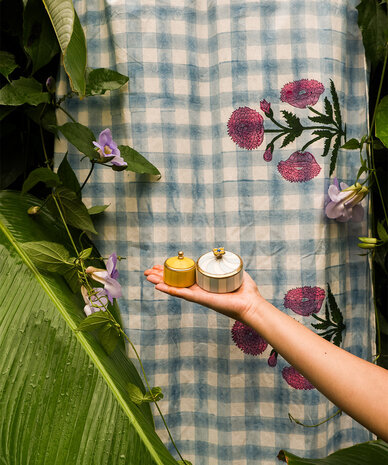 Doing Goods Lou Circus Box Medium - Blue Doing Goods Lou Circus Box Medium - Blue