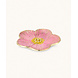 Doing Goods Faye Flower Plate Pink - Large