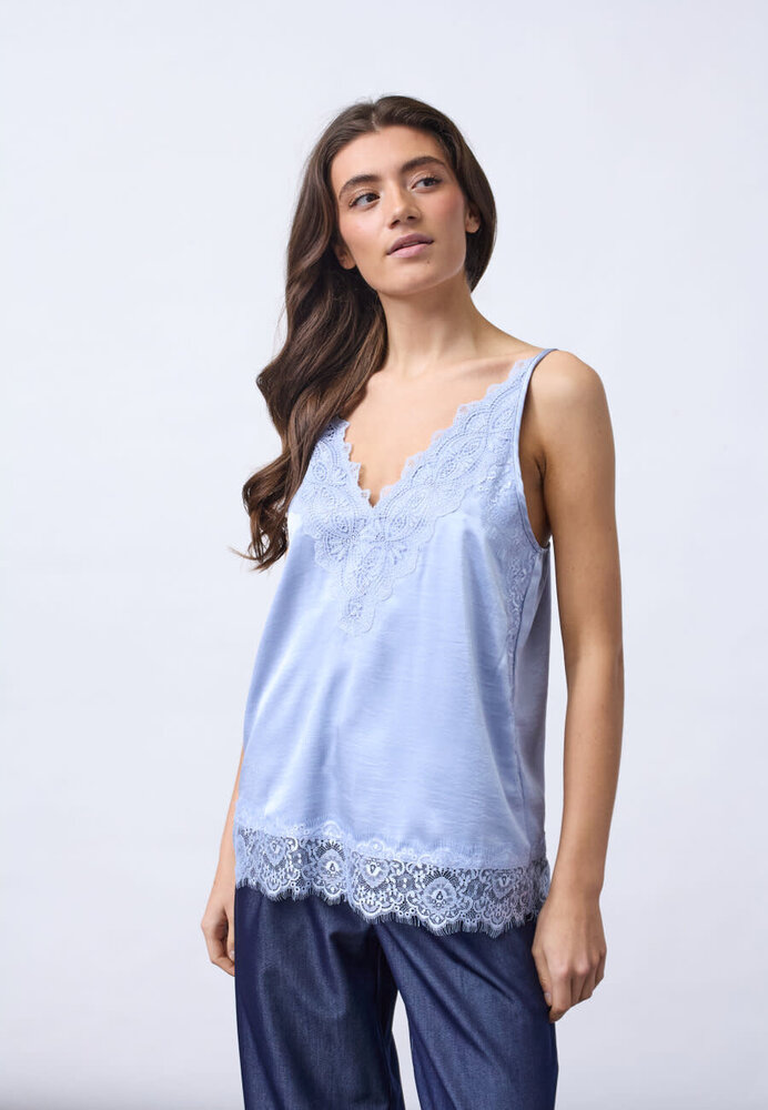 SistersPoint Valerie Top – Mid Blue