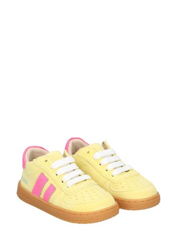 Shoesme Sneaker - Yellow/Pink