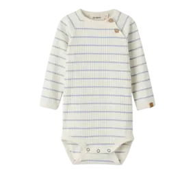 Lil' Atelier Kail LS Slim Body - Coconut Milk Zen Blue