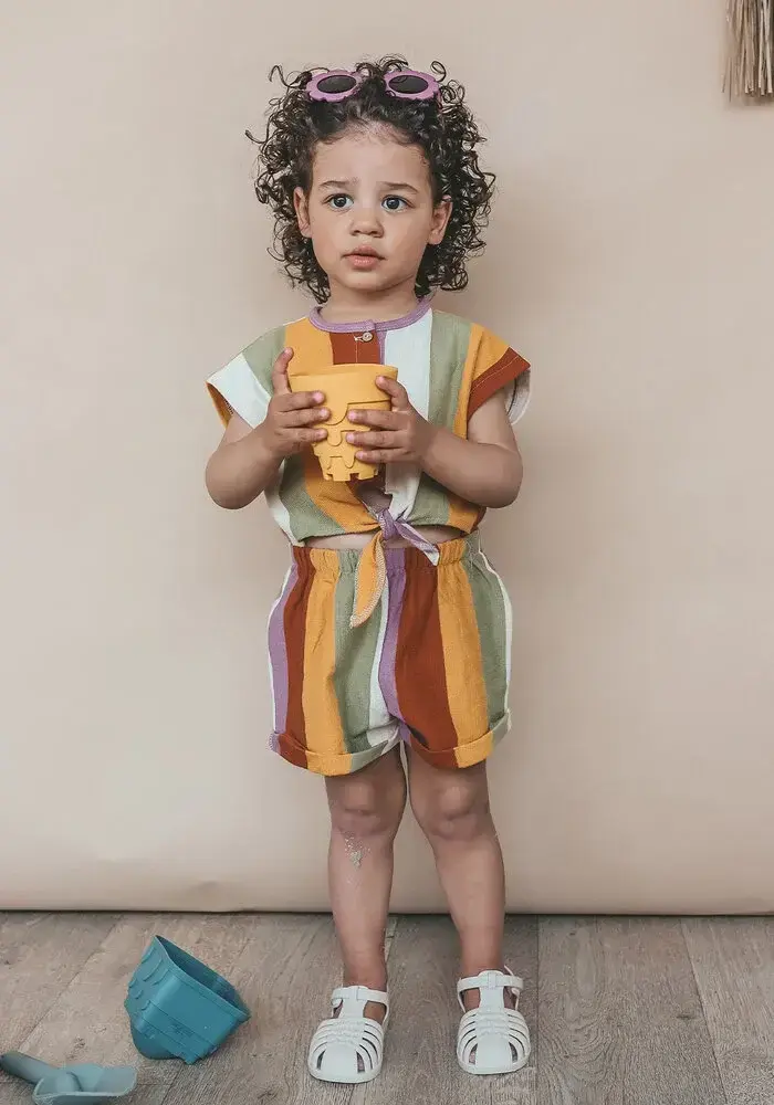 Salted Stories Multi Stripe | Tie Jumpsuit | Multicolor